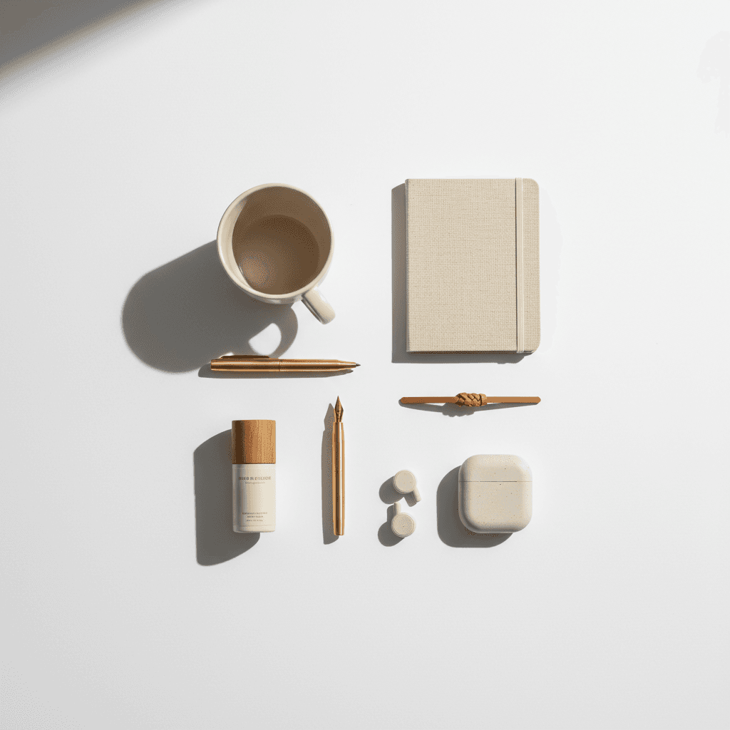 Branded consumer product displayed on white surface